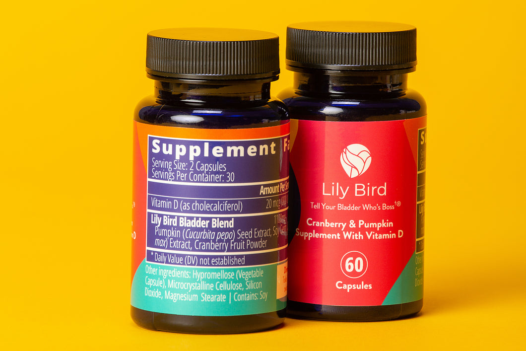 Bladder Support Supplement: 120-count (60 Day Supply)